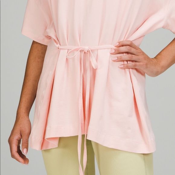 Lululemon Side Tie V-neck T-Shirt sz 10 BNWT - Picture 5 of 8